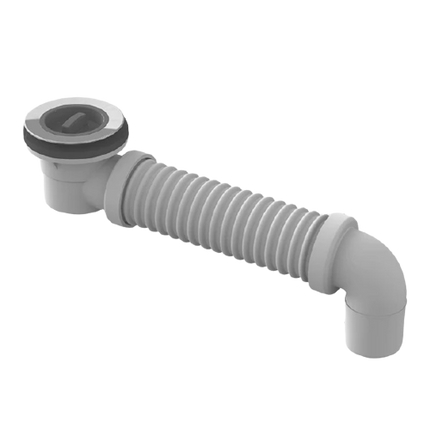 POP DOWN 40MM BATH BEND WITH CONNECTOR