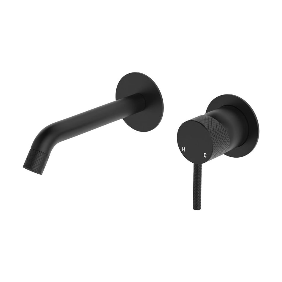 AXLE BASIN/BATH WALL MIXER WITH OUTLET