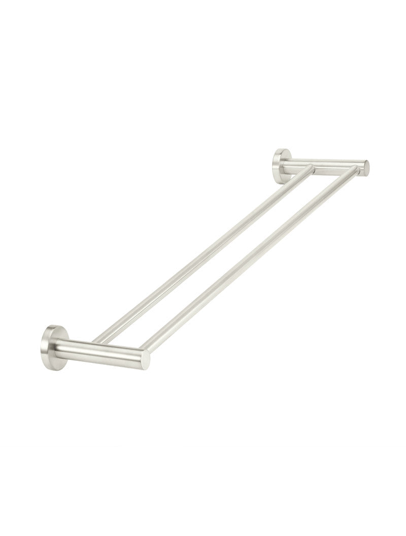 MEIR ROUND DOUBLE TOWEL RAIL 600MM