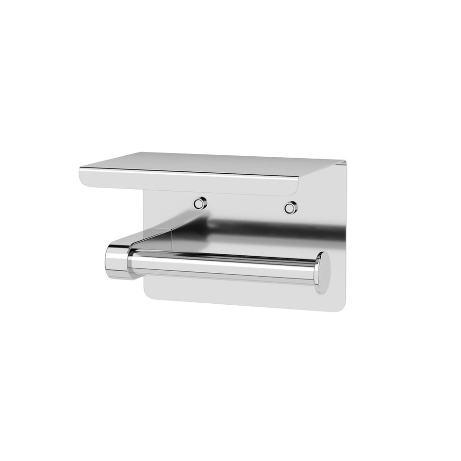 ELLE ELITE TOILET ROLL HOLDER WITH SHELF