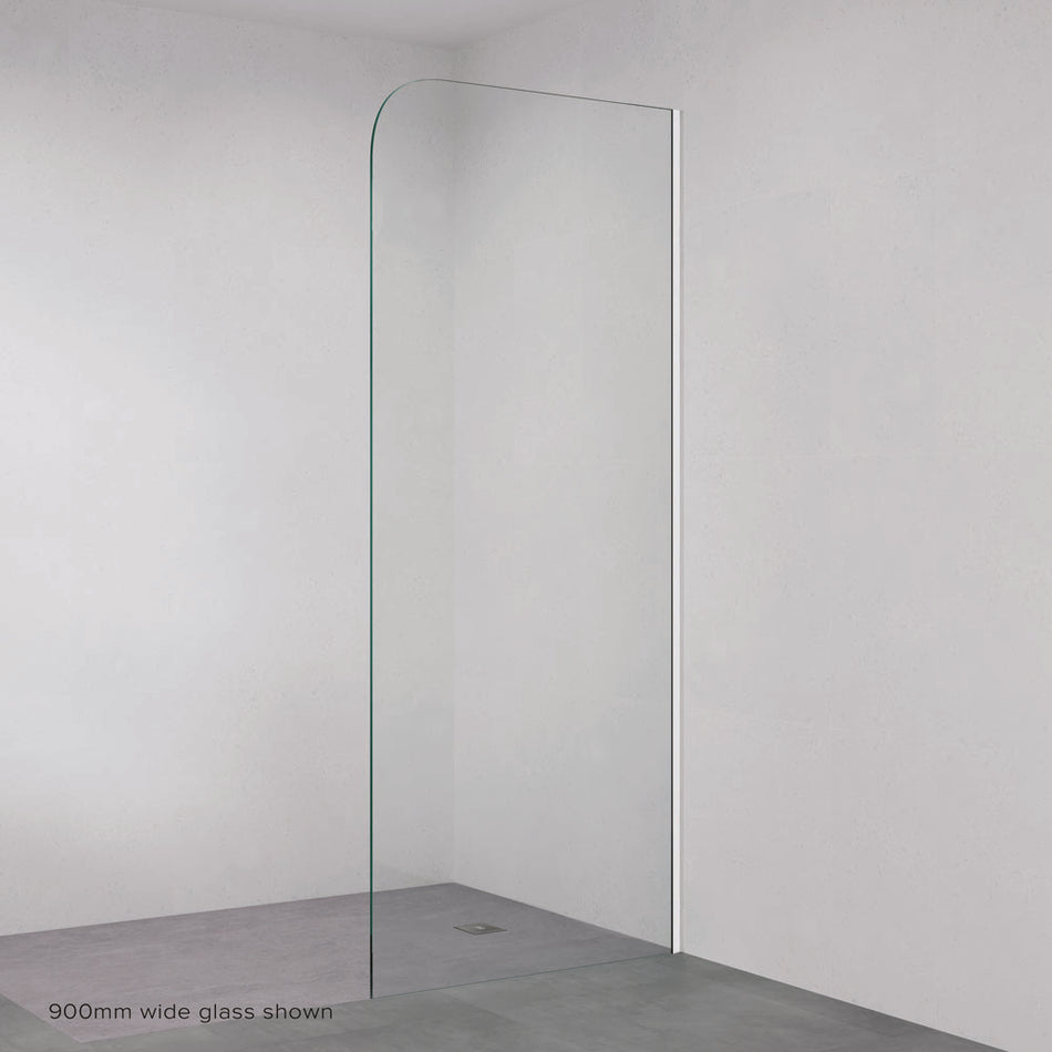 FIENZA FRAMELESS GLASS PANEL CURVED EDGE