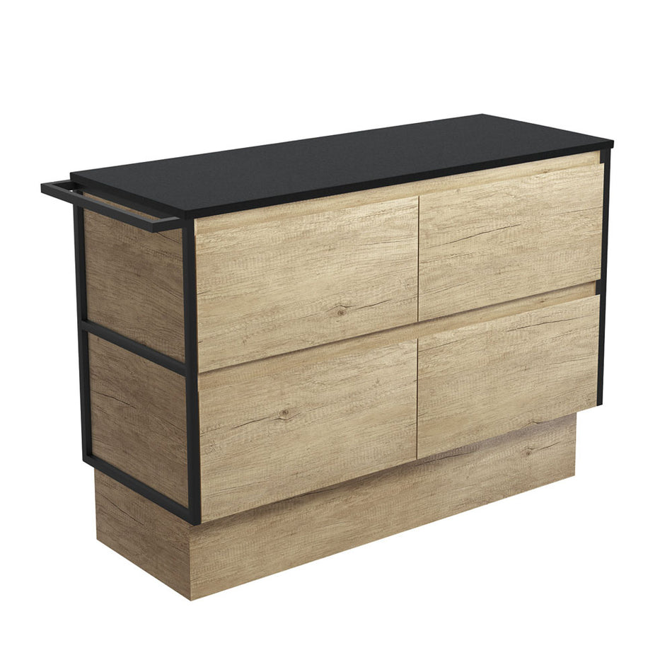 AMATO VANITY - SCANDI OAK FREE STANDING - CABINET ONLY