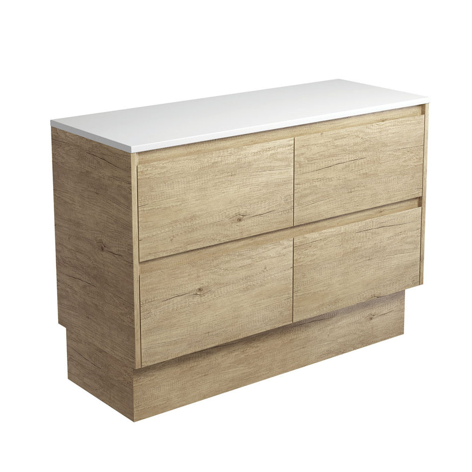 AMATO VANITY - SCANDI OAK FREE STANDING - CABINET ONLY