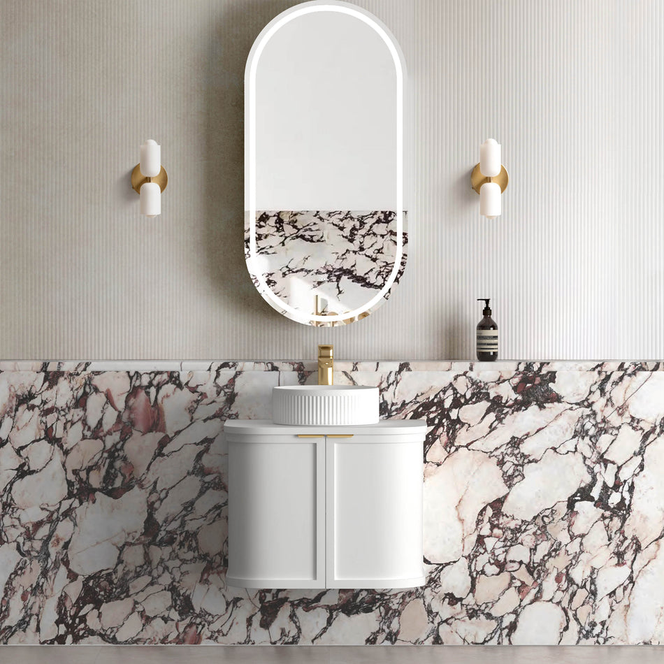 HAMPSHIRE SATIN WHITE VANITY