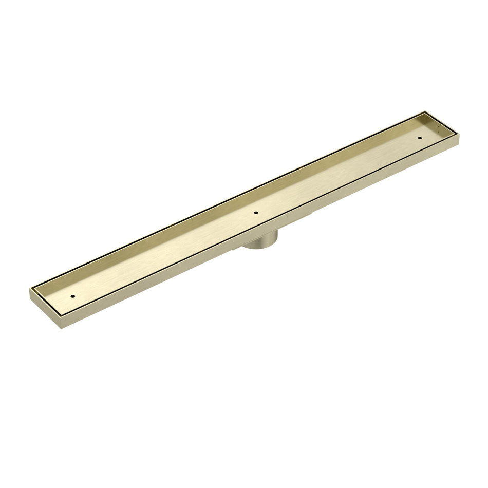 MEIR CHANNEL WASTE 900MM WITH TILE INSERT AND HAIR CATCHER