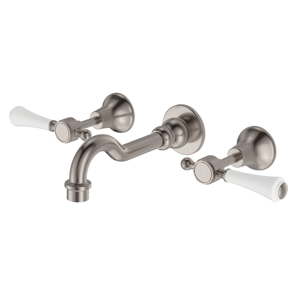 LILLIAN LEVER BASIN/BATH WALL TAP SET