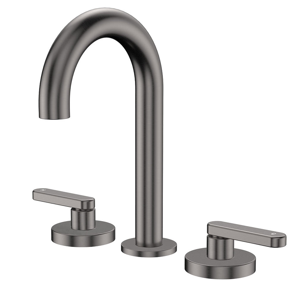 KAYA LEVER TAPS ROUND HOB SET