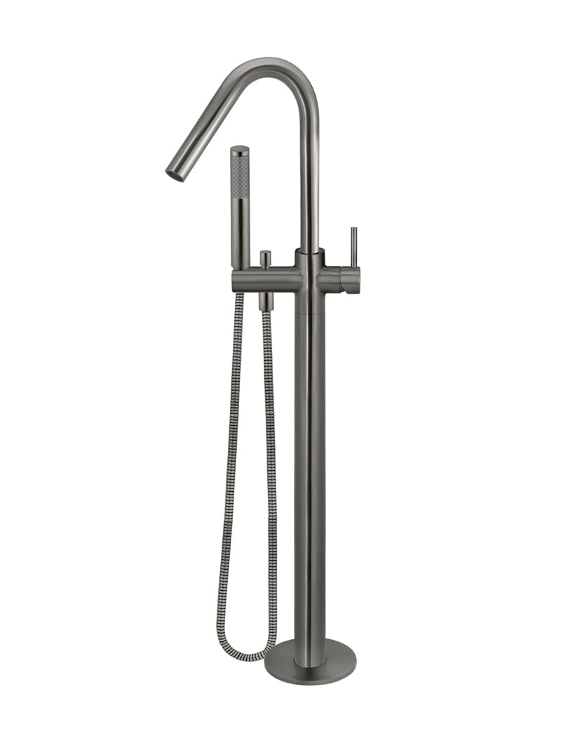 MEIR ROUND FREESTANDING BATH SPOUT AND HAND SHOWER