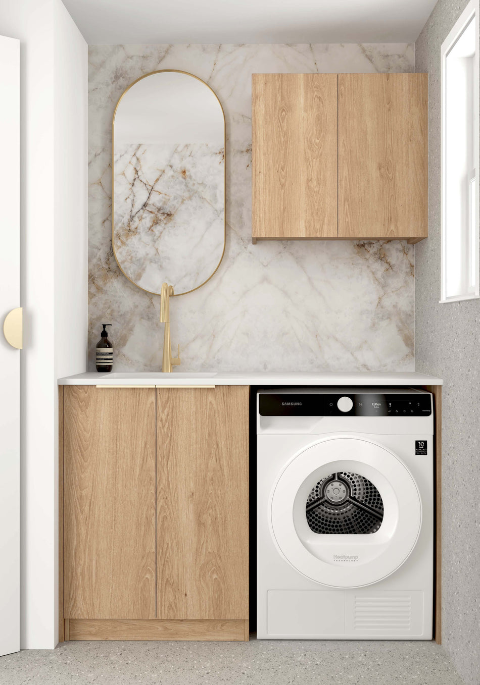 OTTI BYRON/BONDI NATURAL OAK LAUNDRY