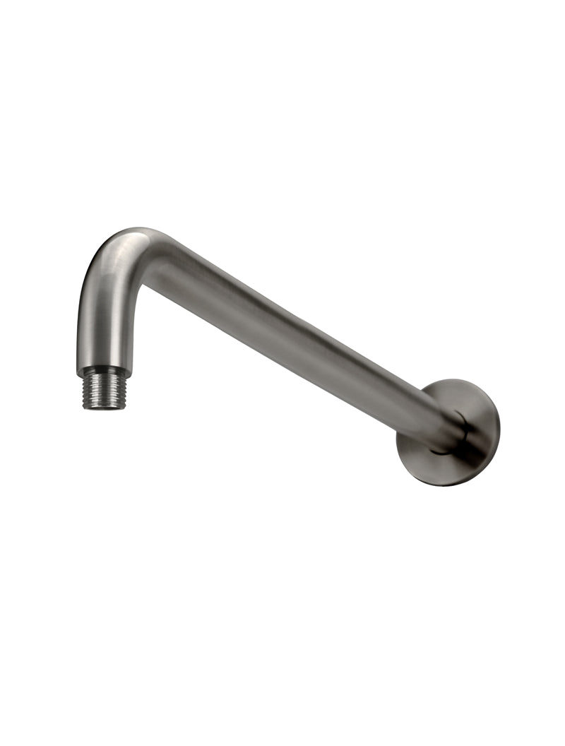 MEIR ROUND WALL SHOWER CURVED ARM 400MM
