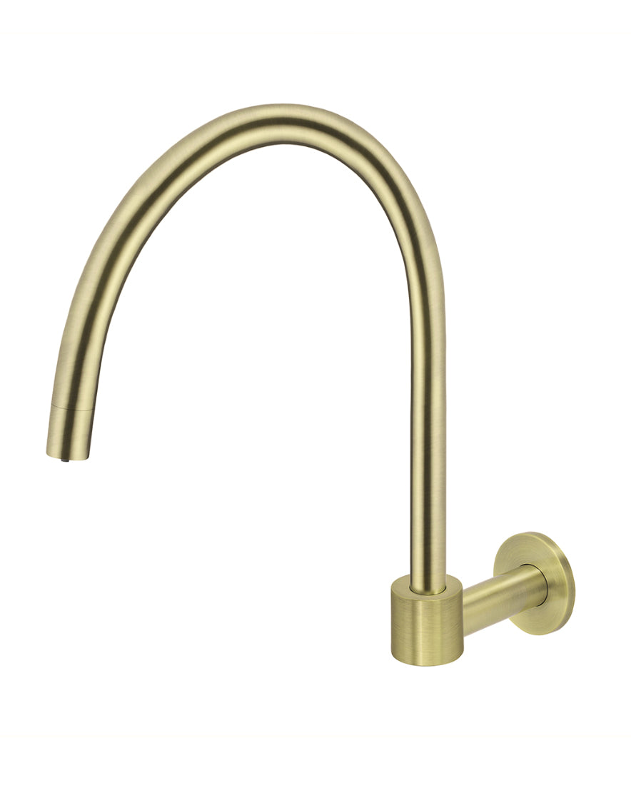 MEIR ROUND HIGH-RISE SWIVEL WALL SPOUT