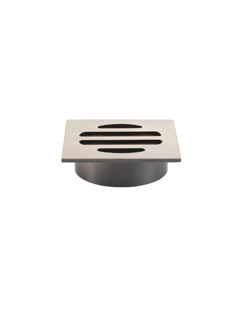 MEIR SQUARE FLOOR GRATE SHOWER DRAIN 50MM OUTLET