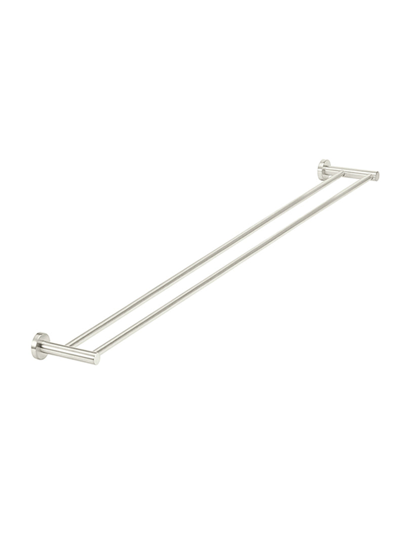 MEIR ROUND DOUBLE TOWEL RAIL 900MM