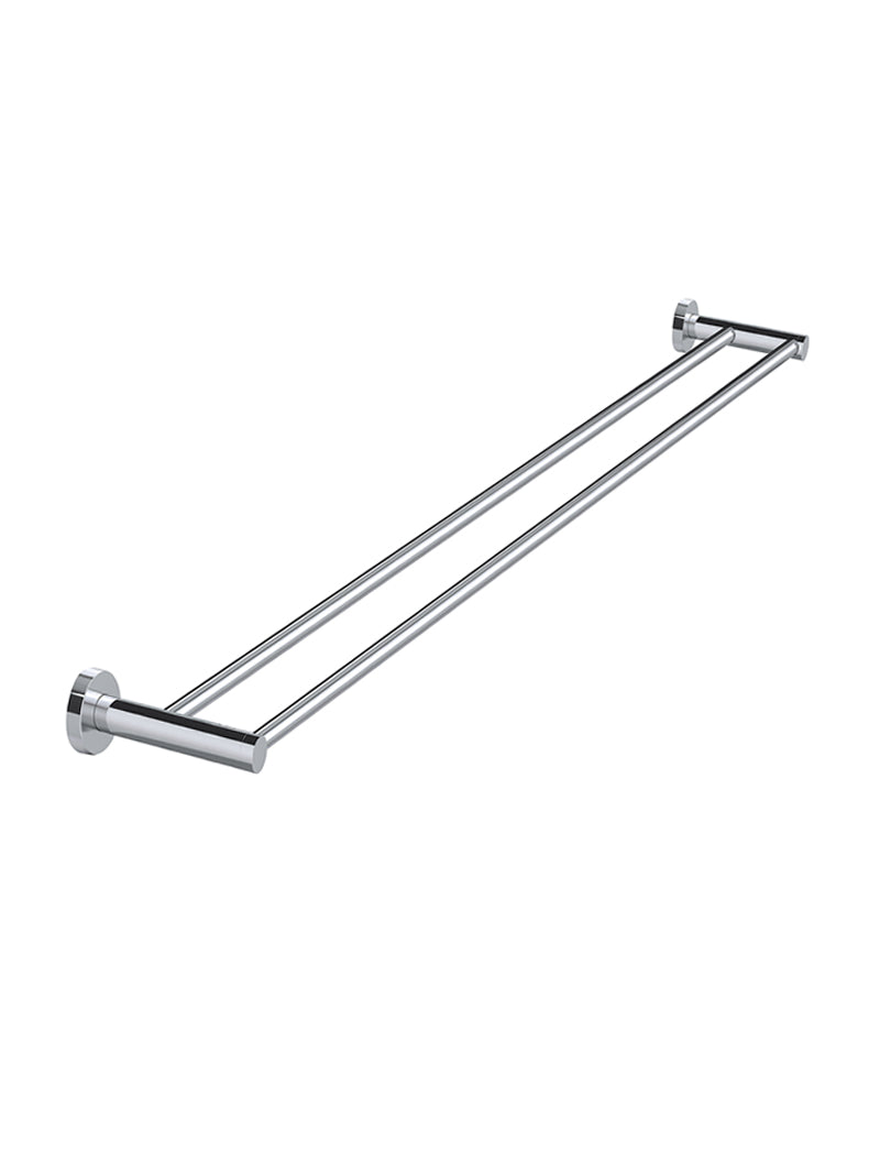 MEIR ROUND DOUBLE TOWEL RAIL 900MM