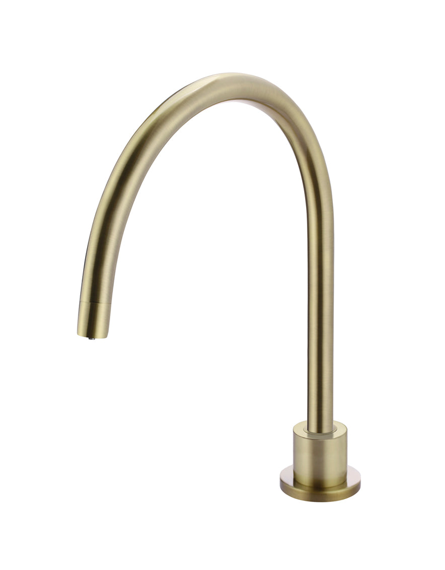 MEIR ROUND HIGH-RISE SWIVEL HOB SPOUT