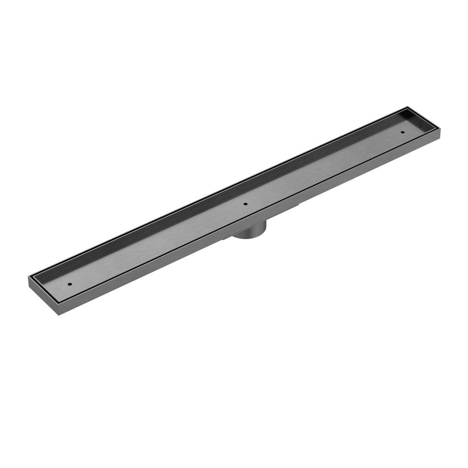 MEIR CHANNEL WASTE 900MM WITH TILE INSERT AND HAIR CATCHER