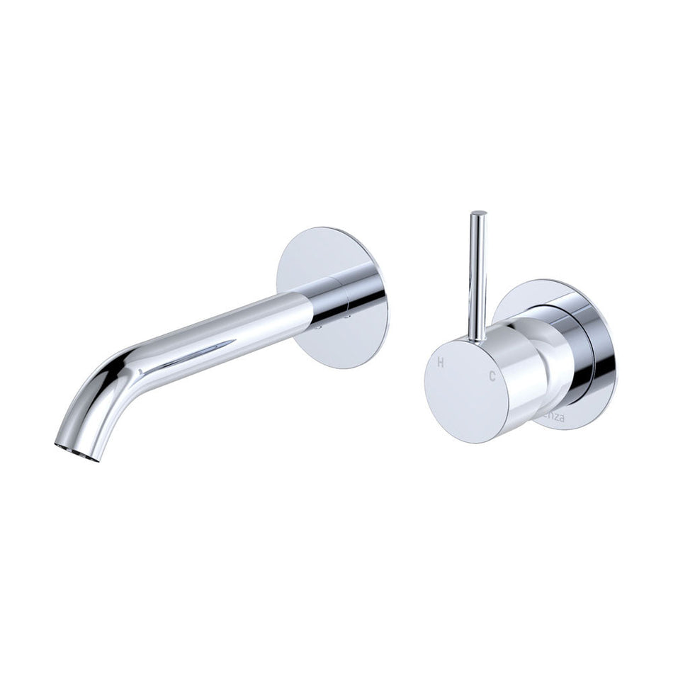 KAYA WALL BASIN/BATH MIXER SET ROUND PLATES