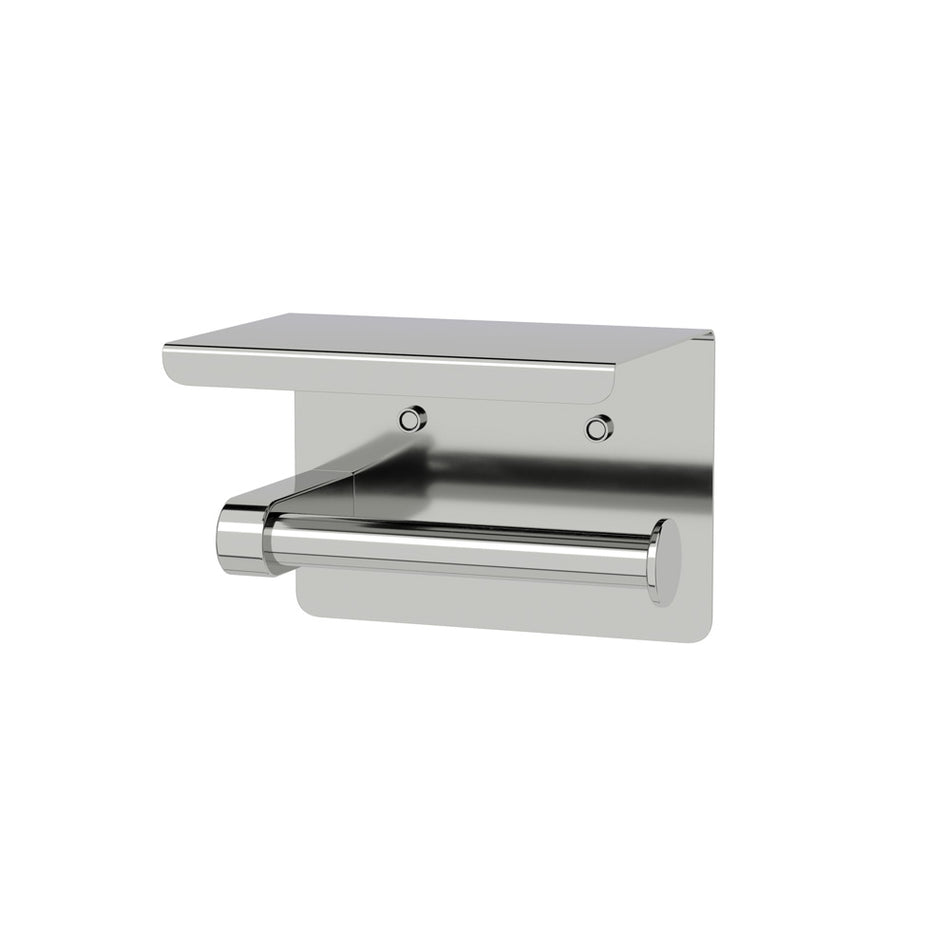 ELLE ELITE TOILET ROLL HOLDER WITH SHELF