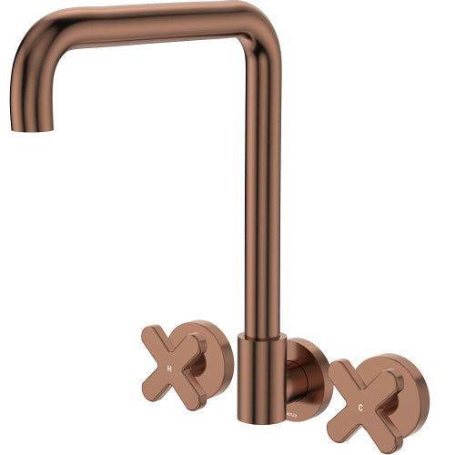 KAYA CROSS TAPS SQUARELINE WALL SET