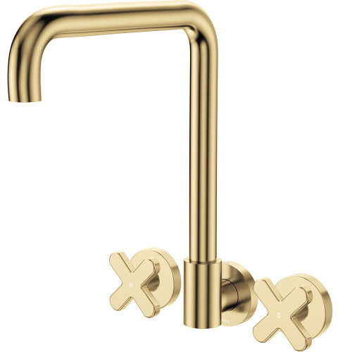KAYA CROSS TAPS SQUARELINE WALL SET