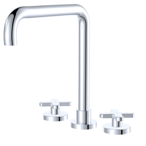 KAYA CROSS TAPS SQUARELINE HOB SET