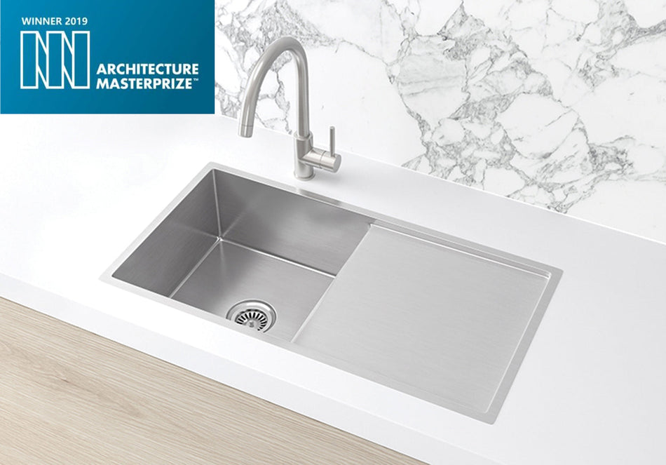 MEIR KITCHEN SINK SINGLE BOWL & DRAINBOARD 840 X 440