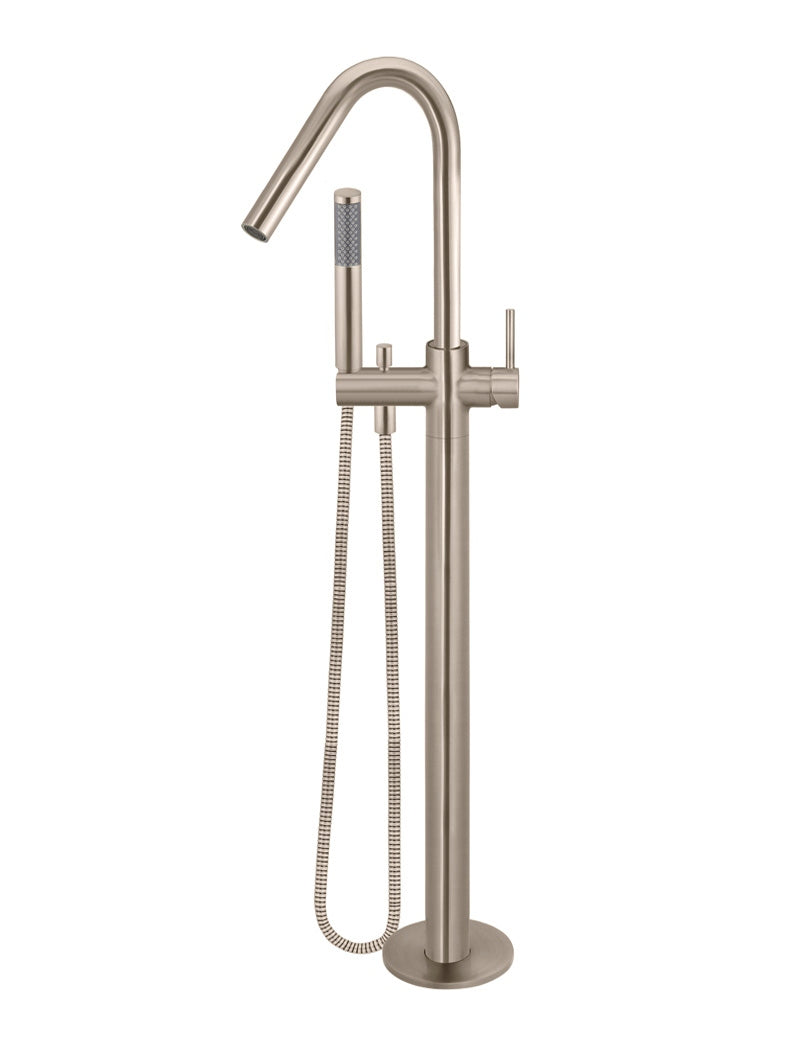 MEIR ROUND FREESTANDING BATH SPOUT AND HAND SHOWER
