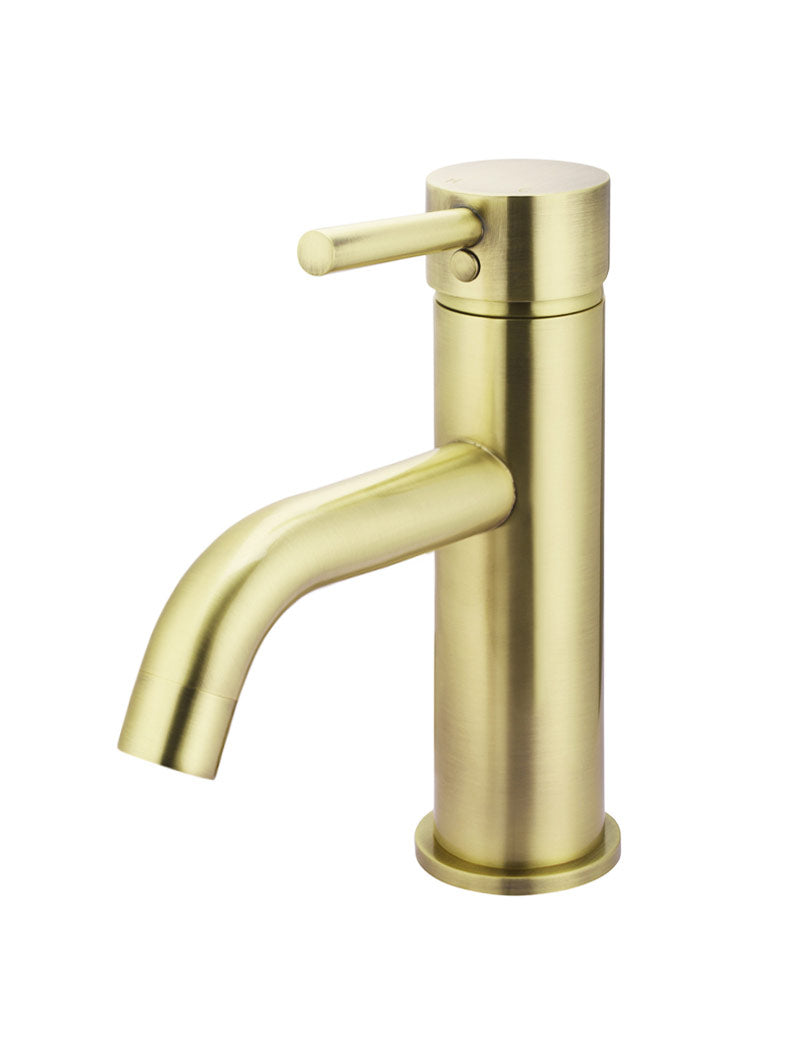 MEIR ROUND BASIN MIXER CURVED