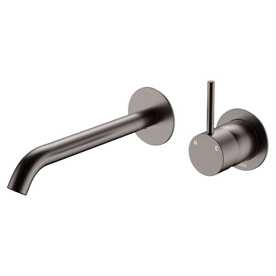 KAYA WALL BASIN/BATH MIXER SET ROUND PLATES