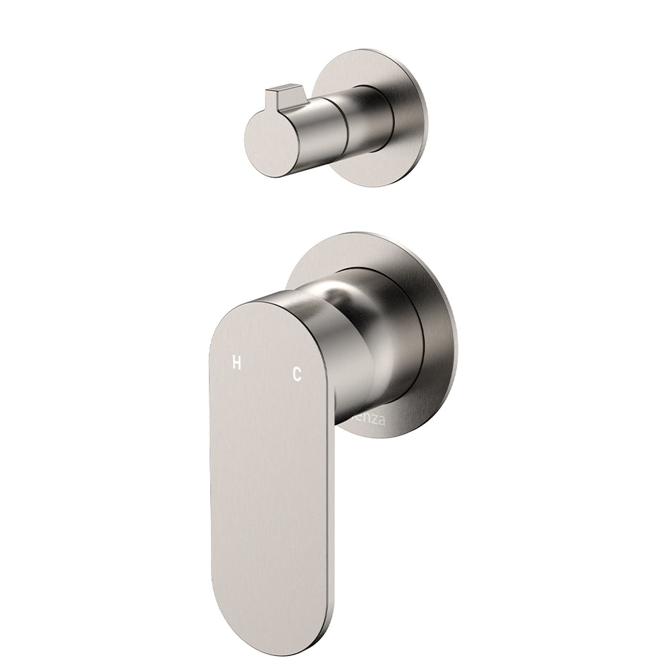 EMPIRE SLIM WALL DIVERTER MIXER SMALL ROUND PLATES