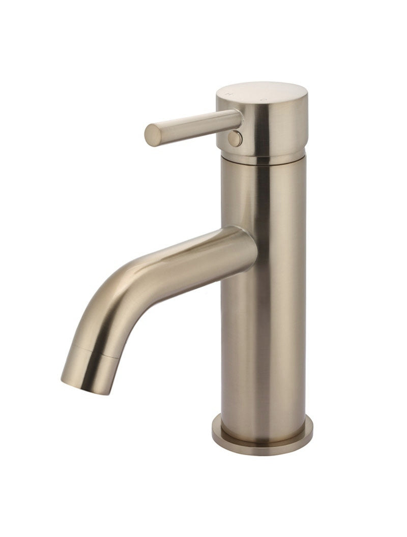 MEIR ROUND BASIN MIXER CURVED