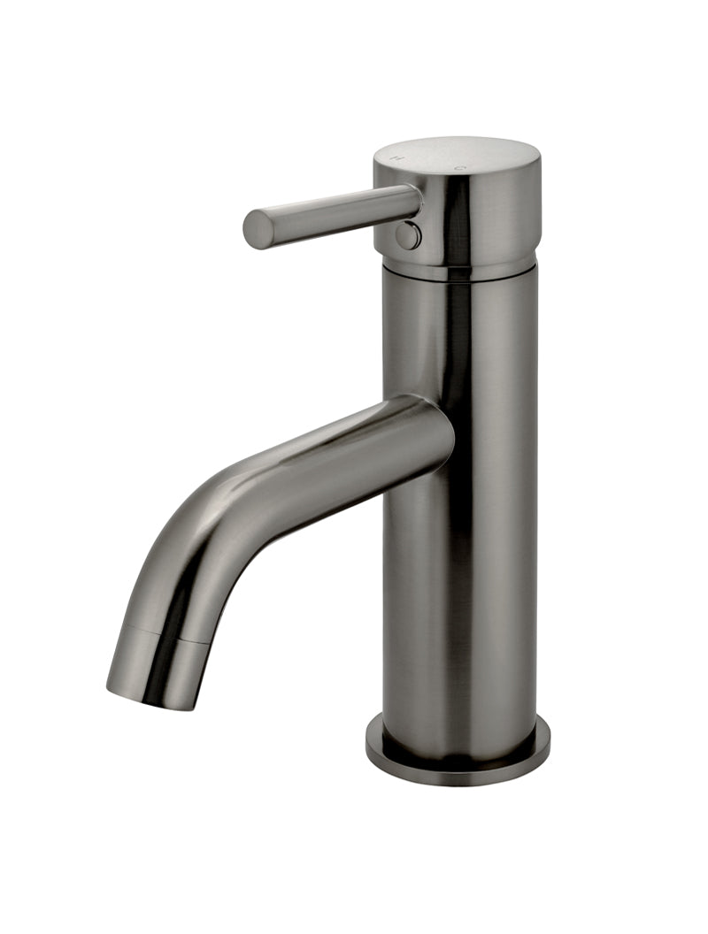 MEIR ROUND BASIN MIXER CURVED