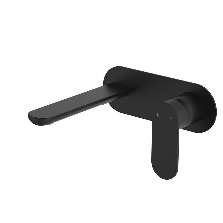EMPIRE SLIM BASIN/BATH WALL MIXER SET OVAL PLATE
