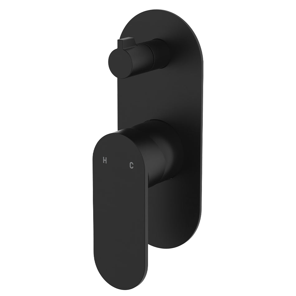 EMPIRE SLIM WALL DIVERTER MIXER LARGE OVAL PLATE