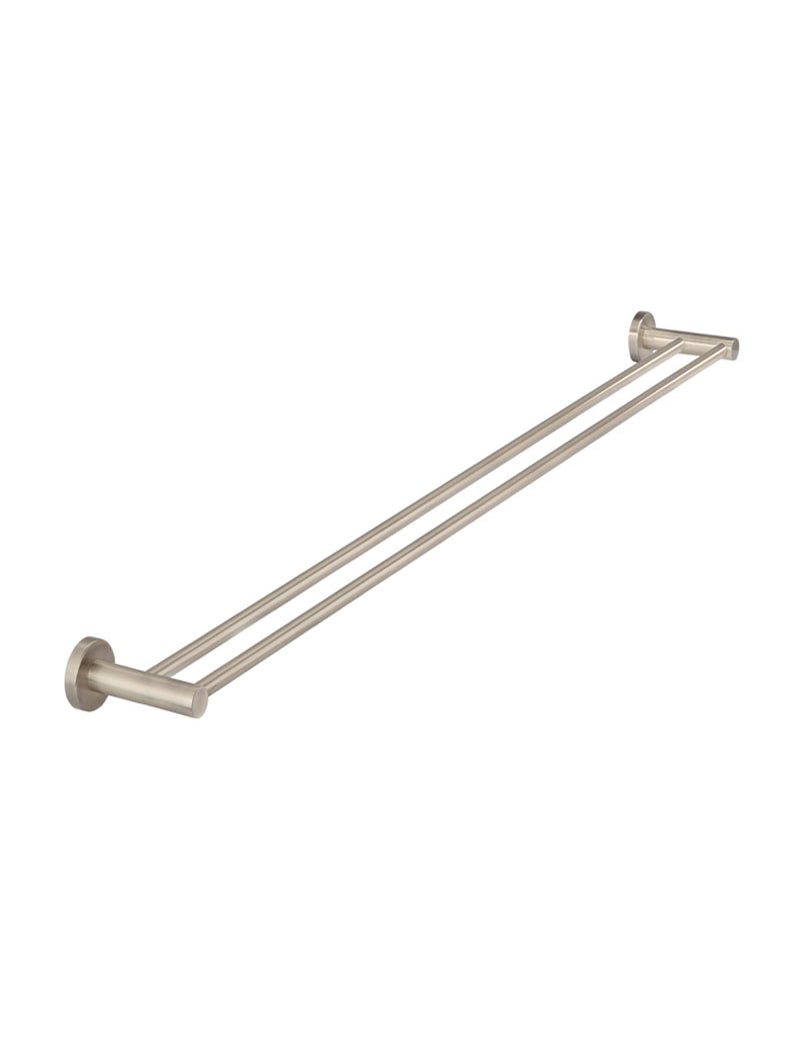 MEIR ROUND DOUBLE TOWEL RAIL 900MM