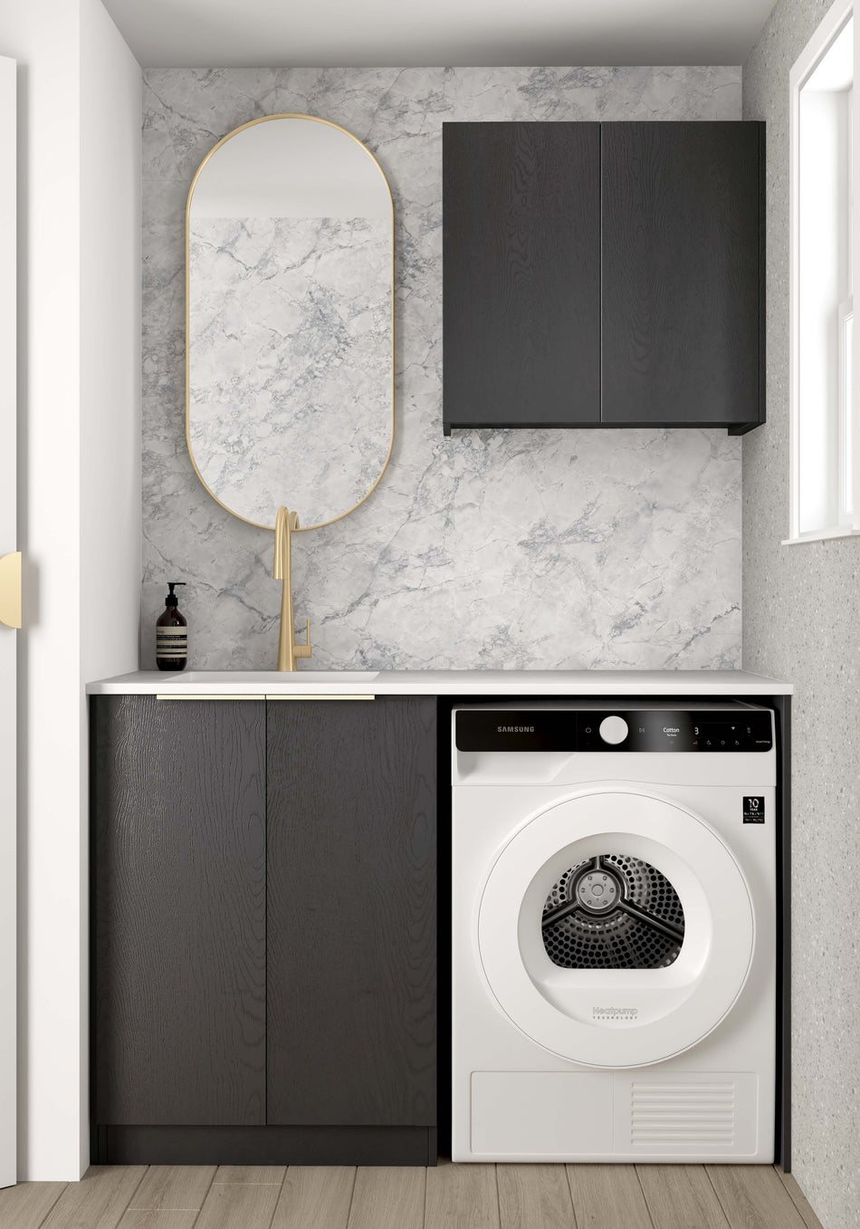 OTTI BYRON/BONDI BLACK OAK LAUNDRY