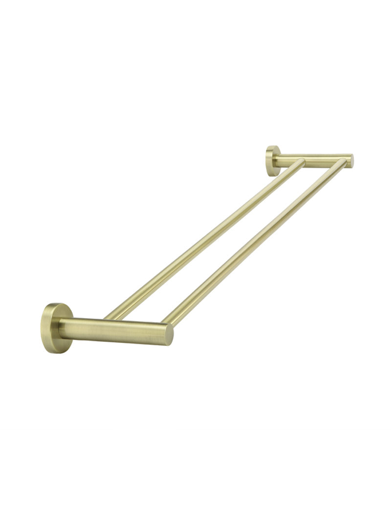 MEIR ROUND DOUBLE TOWEL RAIL 600MM