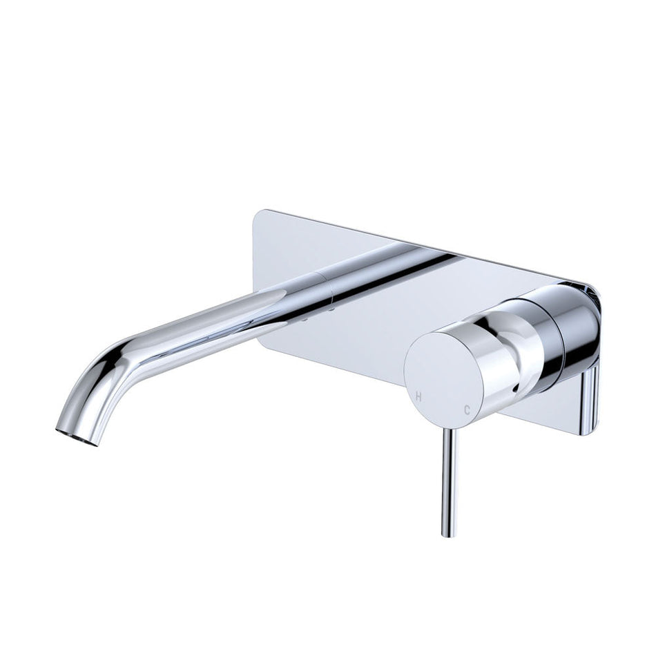 KAYA WALL BASIN/BATH MIXER SET ROUND PLATES