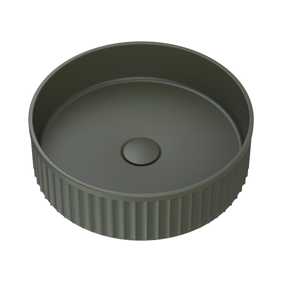 MINKA ROUND FLUTED BASIN