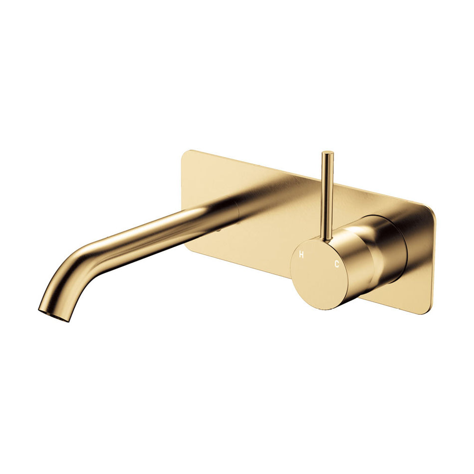 KAYA WALL BASIN/BATH MIXER SET ON PLATE