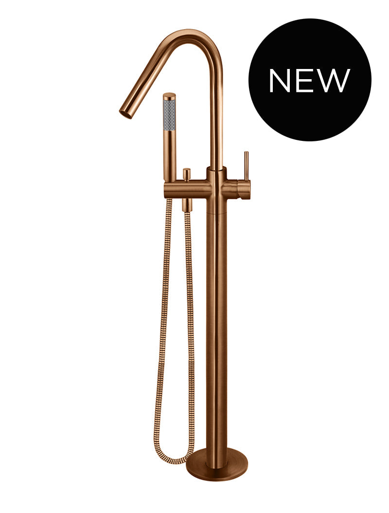 MEIR ROUND FREESTANDING BATH SPOUT AND HAND SHOWER