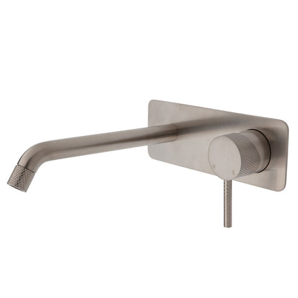 AXLE BASIN/BATH WALL MIXER WITH OUTLET