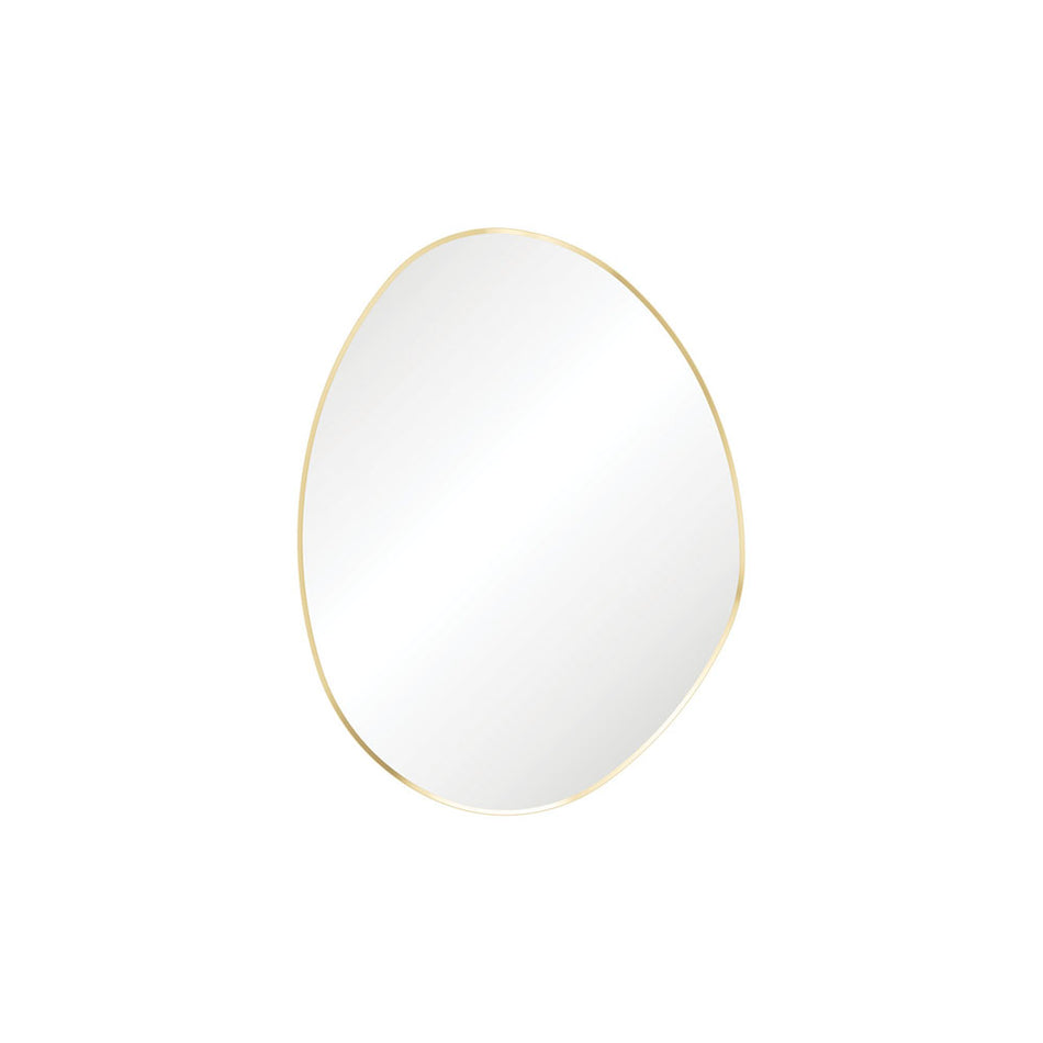 PEBBLE FRAMED ASYMMETRICAL MIRROR
