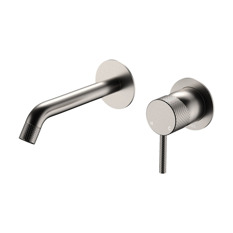 AXLE BASIN/BATH WALL MIXER WITH OUTLET