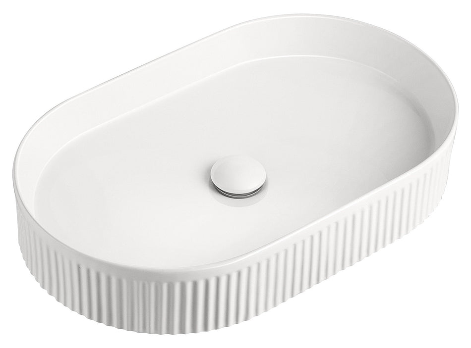 VIENNA FLUTED OVAL BASIN