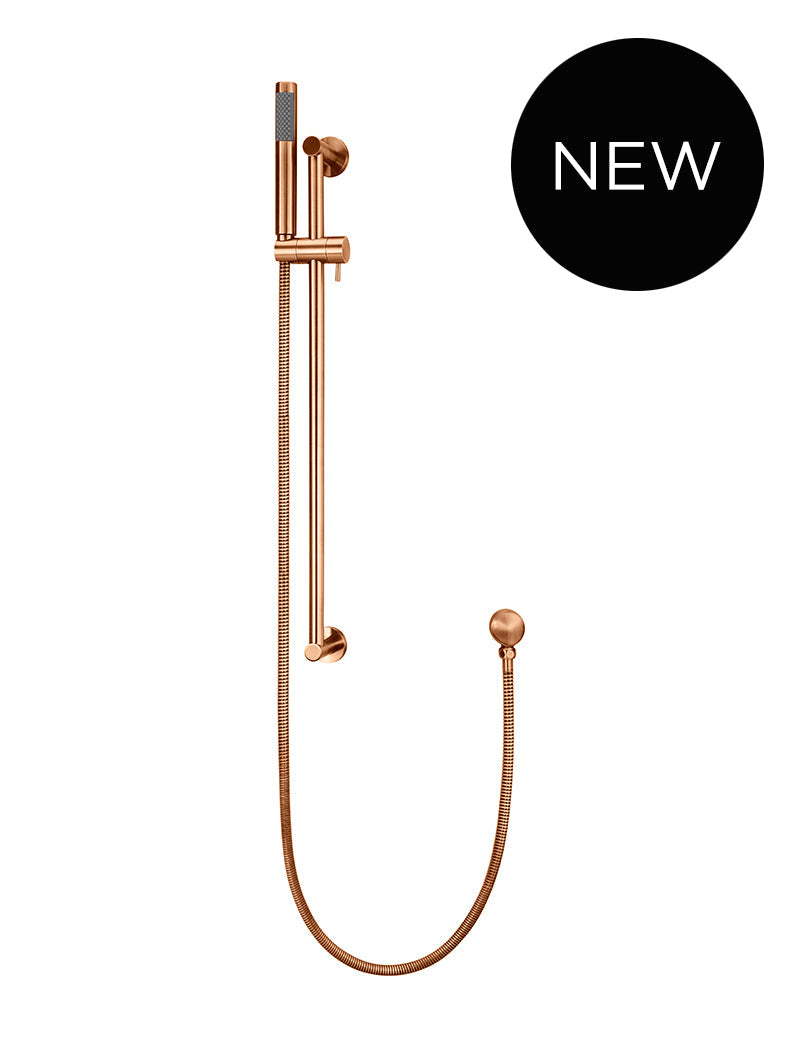 MEIR ROUND HAND SHOWER ON RAIL COLUMN