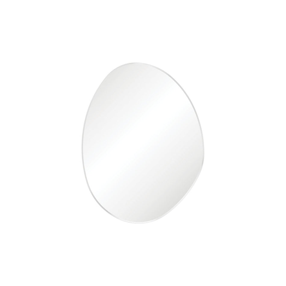 PEBBLE FRAMED ASYMMETRICAL MIRROR