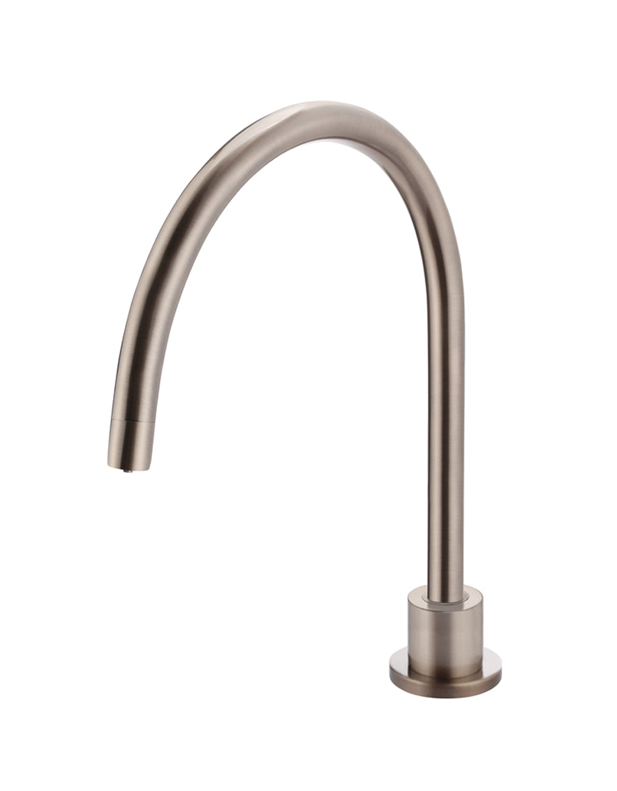 MEIR ROUND HIGH-RISE SWIVEL HOB SPOUT