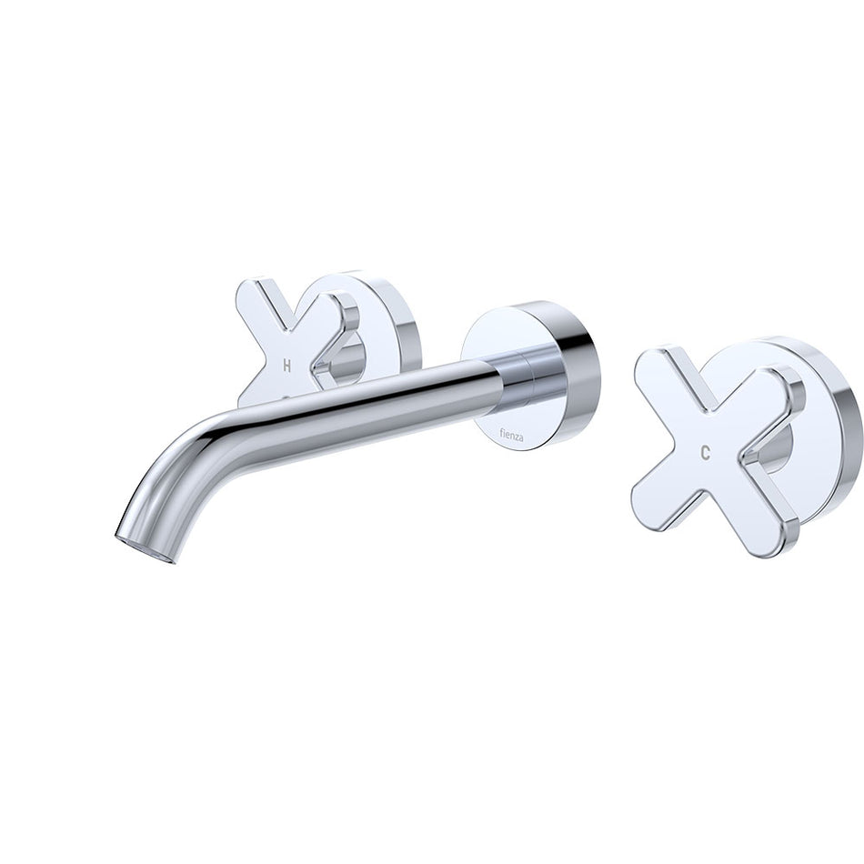 KAYA CROSS TAPS WALL BASIN/BATH SET