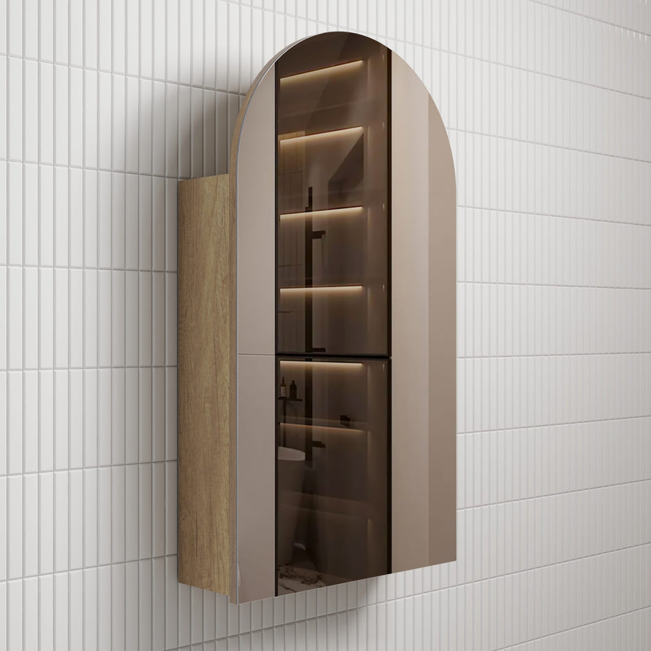 CANTERBURY ARCHED MIRROR/CABINET